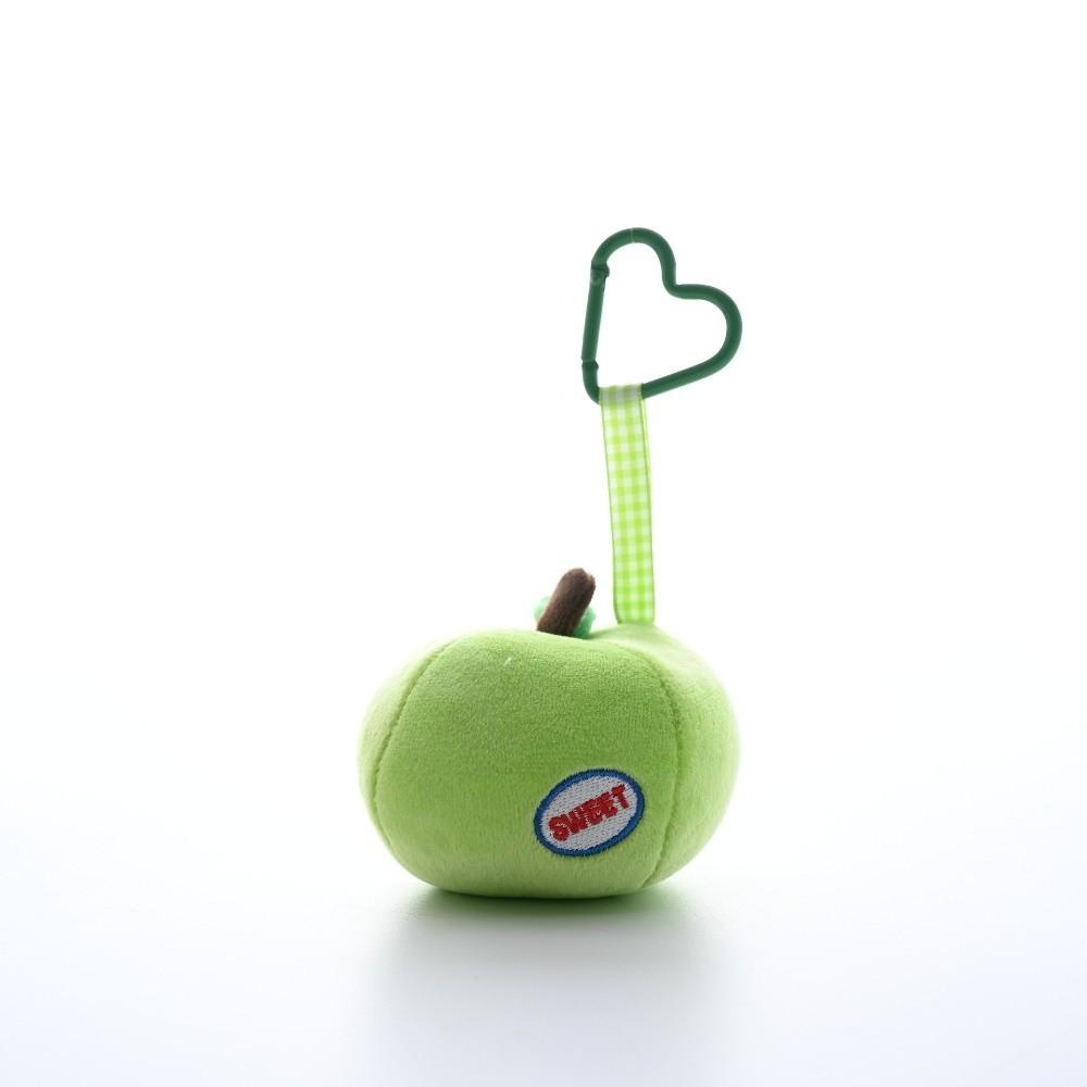 Persimmon Orange Bag Pendant Strawberry Plush Cherry Key Ring Fashion Fruit Key Chain Children