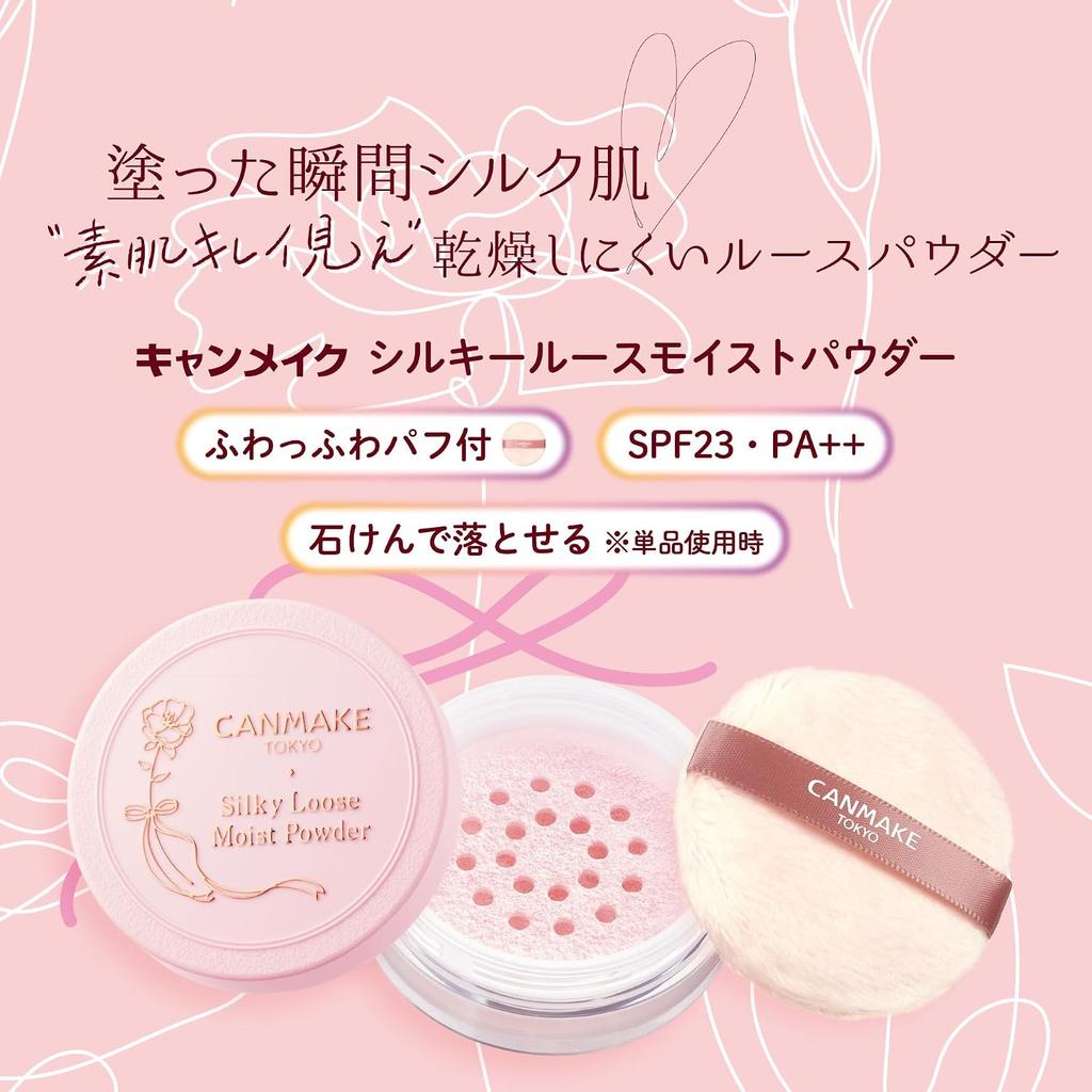 Canmake Silky Loose Moist Powder P01 Luster Pink 6,0 g