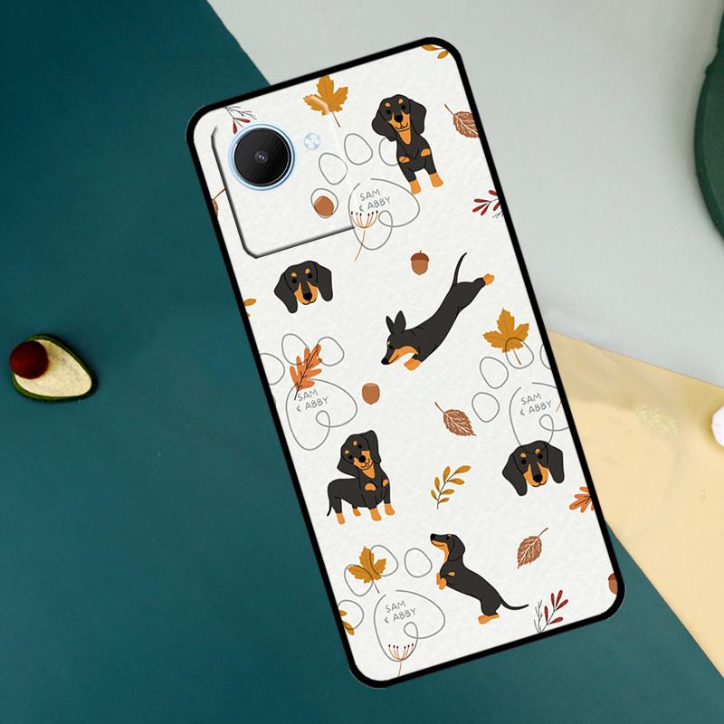 

Cute Dachshund Dog For Realme 9 10 11 Pro Plus GT Neo 5 3 3T C11 C15 C25s C21Y C30 C31 C33 C35 C53 C55 Case Realme 9Pro Plus