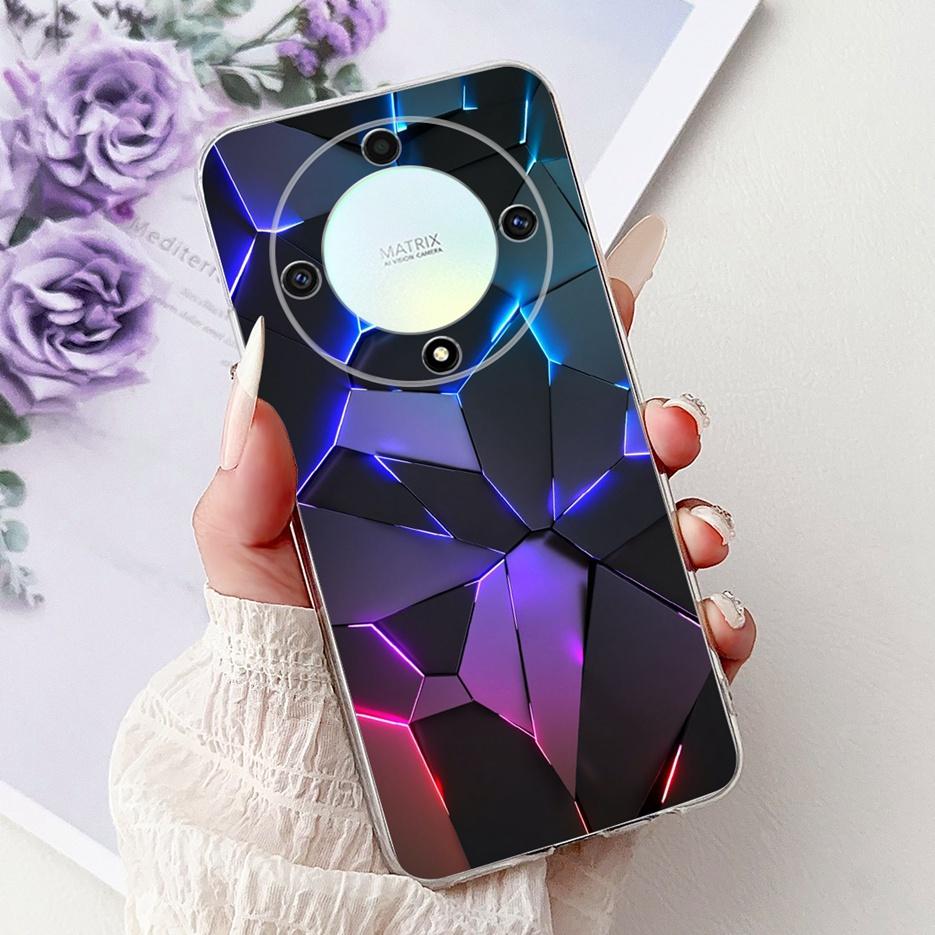 Für Honor Magic6 Lite Hülle HonorX9B ALI-NX1 Coole Drachenbemalte Abdeckung Weiche Silikonhülle Für Honor X9B Magic 6 Lite Fundas Coque