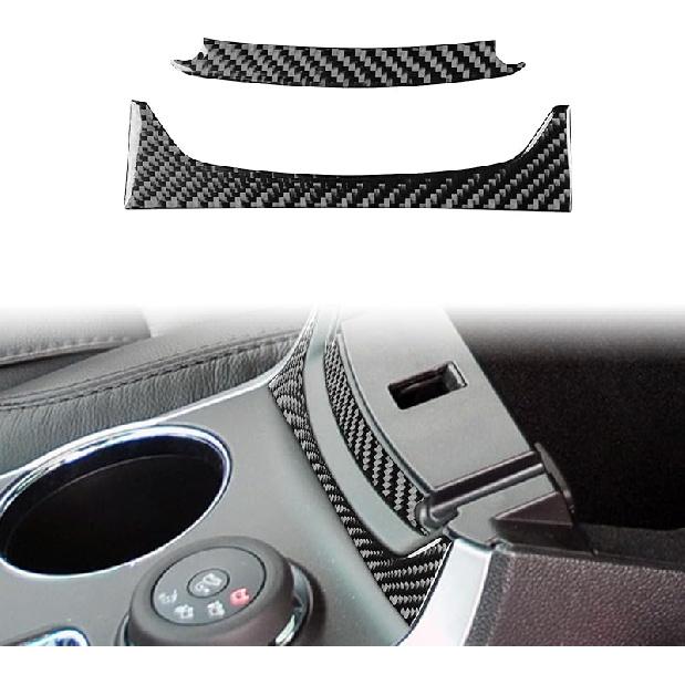 Real Carbon Fiber Dashboard Side Air Vent Cover AC Outlet Trim Interior Compatible with Ford Explorer 2011 2012 2013 2014 2015 Accessories