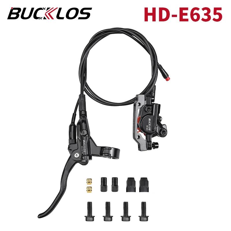 

2 Piston E-Bike Disc Brake Set Power Off Bicycle Hydraulic Disc Brake E Scooter Power Control Shifter Bicycle Brakes 160 rotors