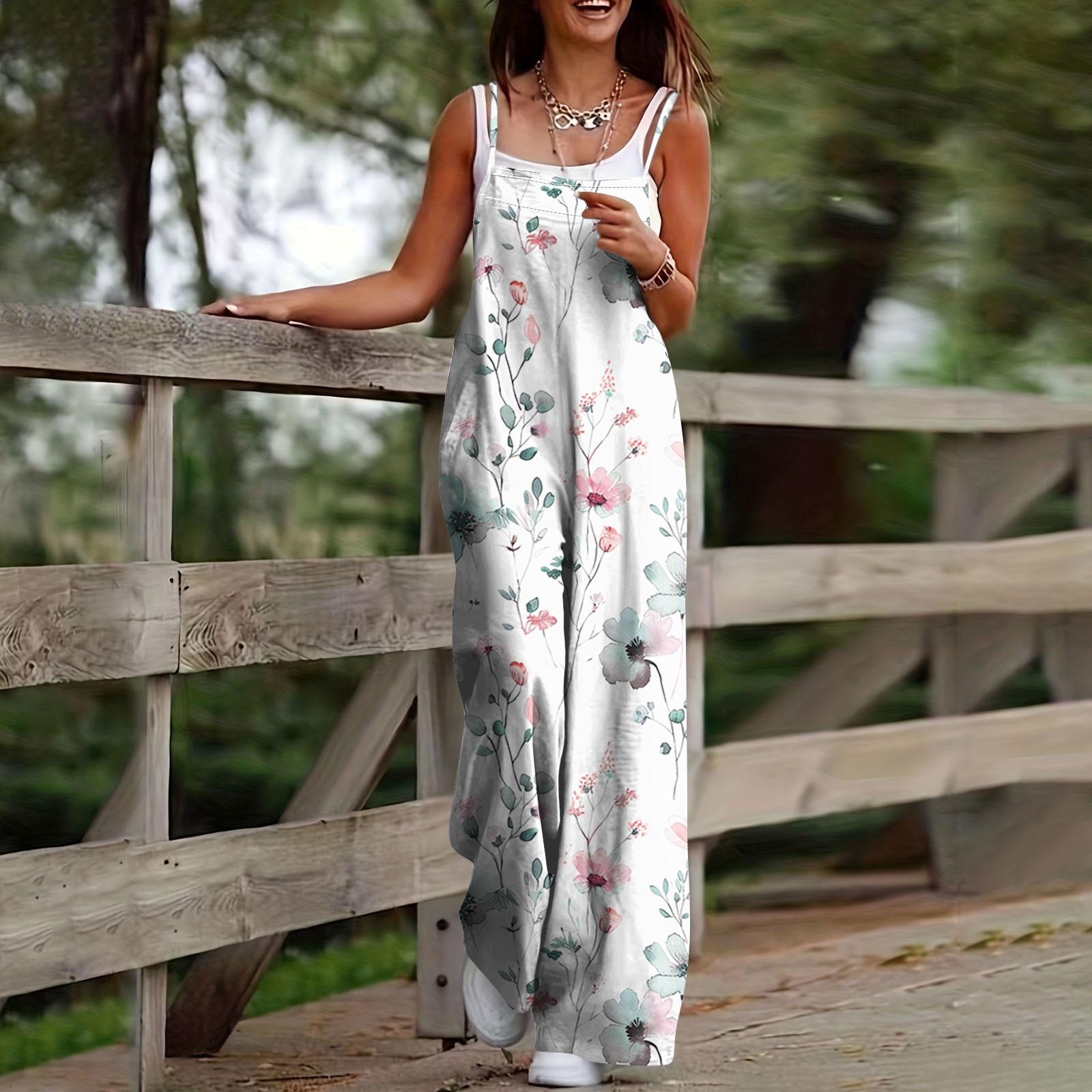 

Женские повседневные комбинезоны, комбинезоны с регулируемыми бретелями, летние без рукавов, милые удобные комбинезоны с карманом XL