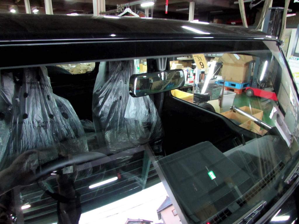 BRIGHTZ Chrome Rearview Mirror Cover for Jimny Sierra JB74W [ROOM-MIR-007] Rearview Mirror for JB74, JB B74, 74 (Product Code: 30736)