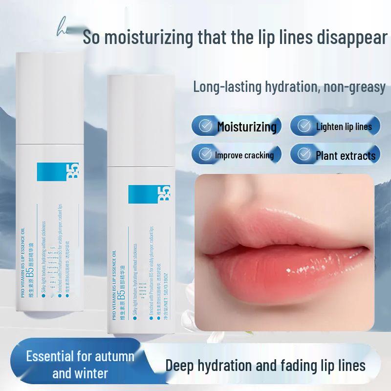 Peach Jo+ Vitamin B5 Hydrating Lip Serum Oil - Moisturizing & Nourishing Lip Balm for Women