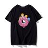 Fashion Disney Cartoon Simpson Oversized Tshirt Summer Blouses Ladies Unisex White Tees Tops Short Sleeve Blouses Women YK Tshirt