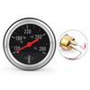 Termometro dell'acqua da 2" 52 mm per auto, navi, camion, accessori 50-140°C/130-280°F Cavo Lunghezza 1,8 M Indicatore di temperatura dell'acqua