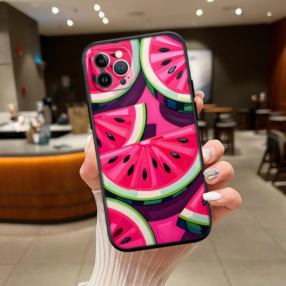 RA8 Cartoon-Frucht Wassermelone Handyhülle für Samsung Galaxy S20 S21 S22 Ultra FE + Plus A21S A22 A24 A25 A26 A30 A30S A31
