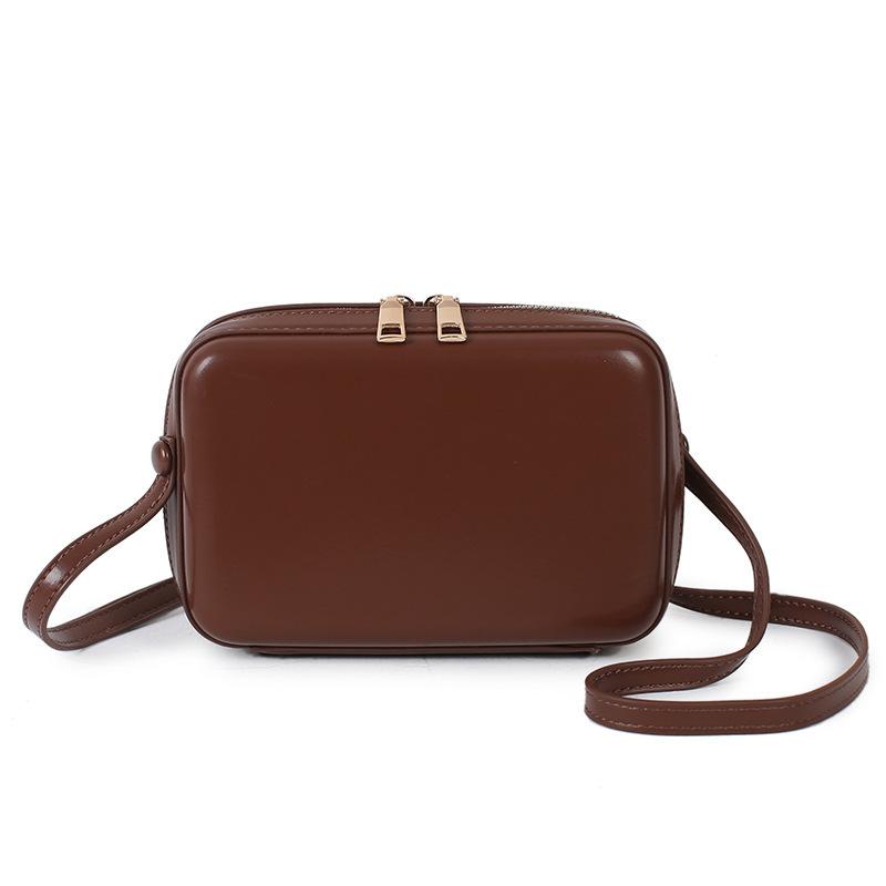 Bolsa Moda Feminina Versátil Simples Ombro Transversal Pequena Quadrada