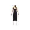 Nike Solid Logo Sleeveless Dress Women Dresses Black DV7955-010