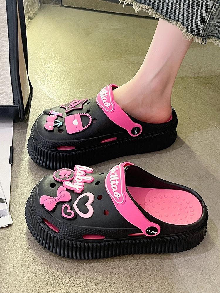 Women's Height-Boosting DIY Closed-Toe Platform Sandals