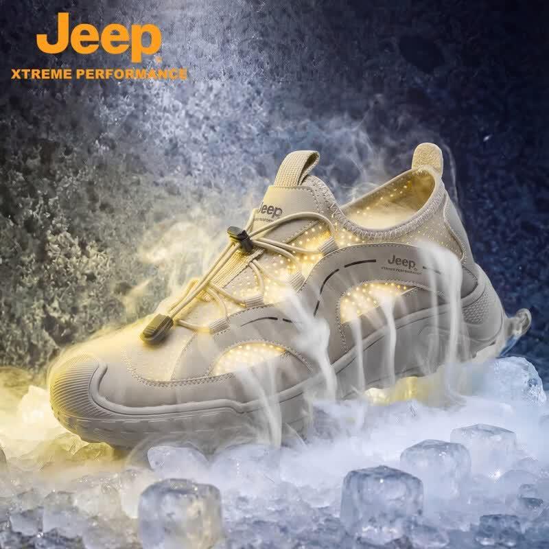 Jeep Men's Breathable Mesh Hiking & Casual Shoes