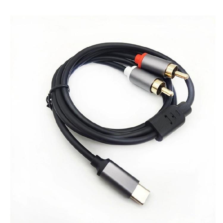 

Travel Type C to 2RCA Auditory Cable Lightweight Design for Convenient Carrying Ensuring Stable Signal Transmission