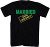 Married with Children Logo T-Shirt SCHWARZ Herren Retro TV-Show AL Bundy T-Shirt Schwarz