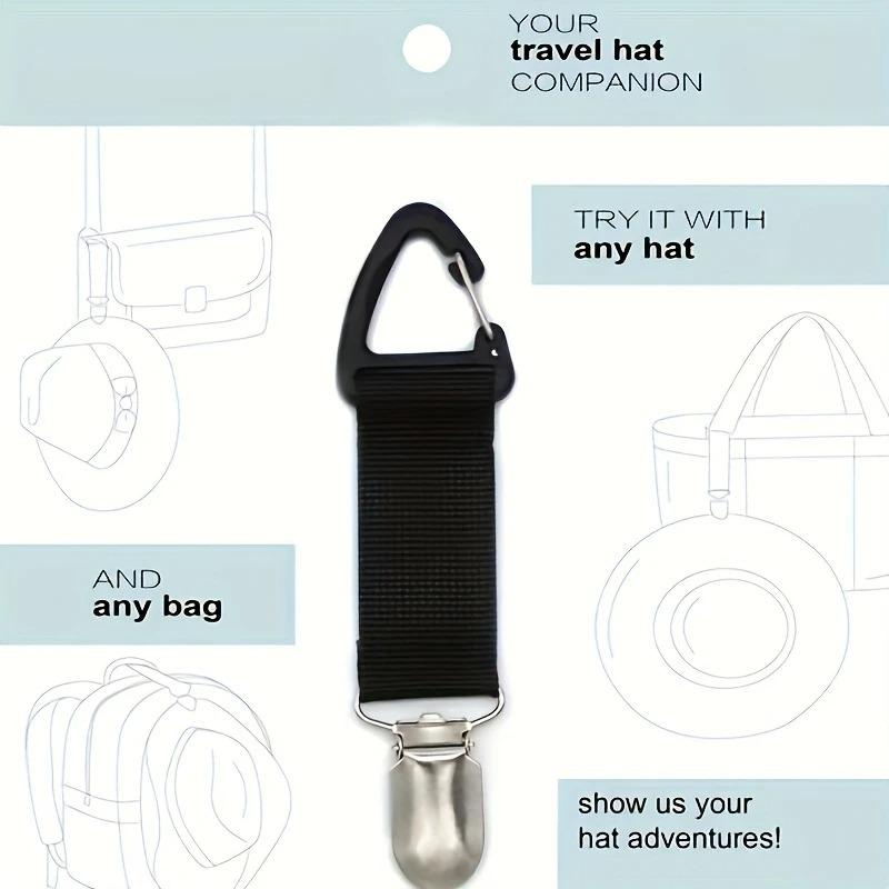 Travel Hat Clip Outdoor Straw Hat Clip Portable Hat Companion Multipurpose Glove Storage Clip Bagging Clip