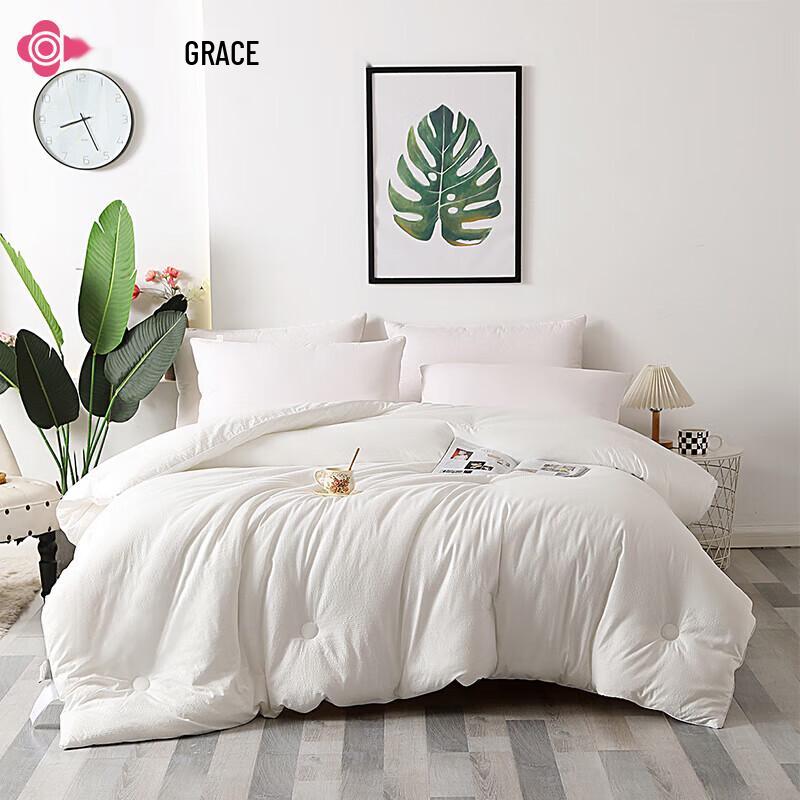 Grace Washed Cotton Tussah Silk Quilt
