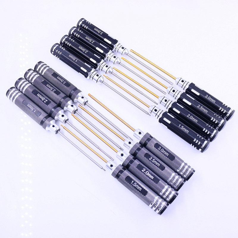 Aircraft & Car Model Disassembly Hex Screwdriver Set (Sizes: 1.5/2/2.5/3)