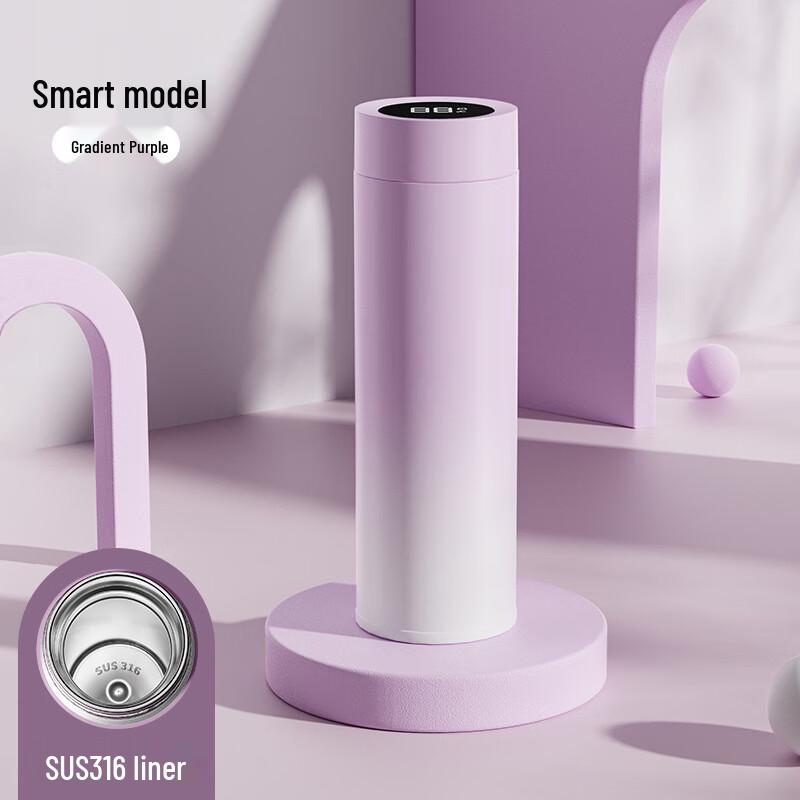 Xiaoyueya Smart Temperature Display 316 Stainless Steel Thermos