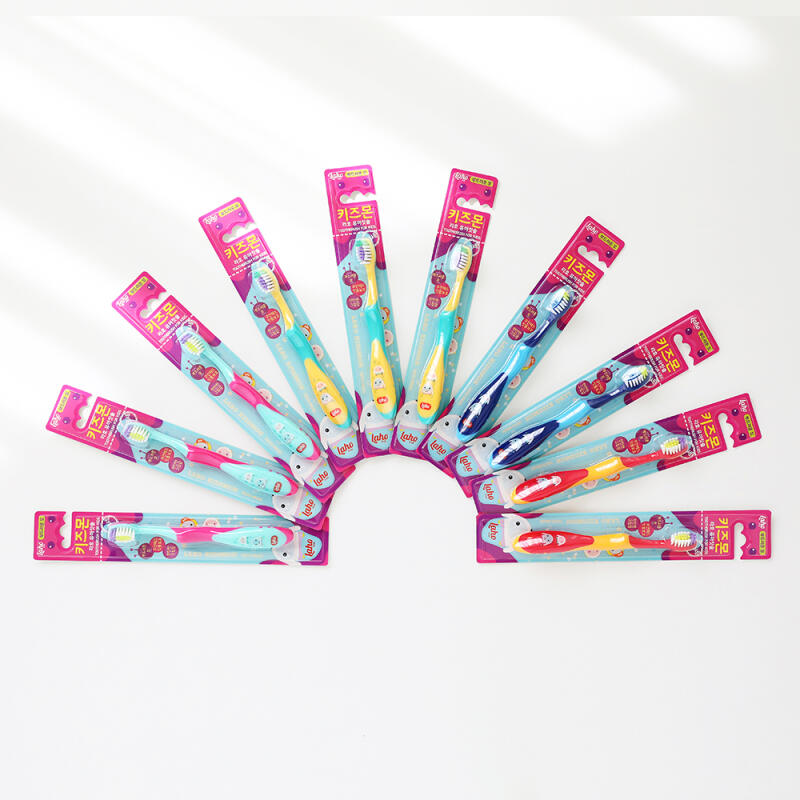 [Laho] Kidsmon Children's Toothbrush Set of 10, Soft for Ages 3 and Up