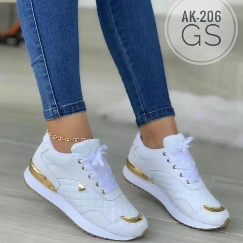 New Women's Mesh Sneakers Patchwork Lace Up Flat Shoes for Women Lightweight Female Shoes ClassicD Versatile Zapatillas E Mujer