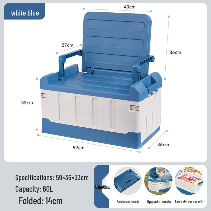 Organizator pliabil pentru depozitare camping portbagaj auto