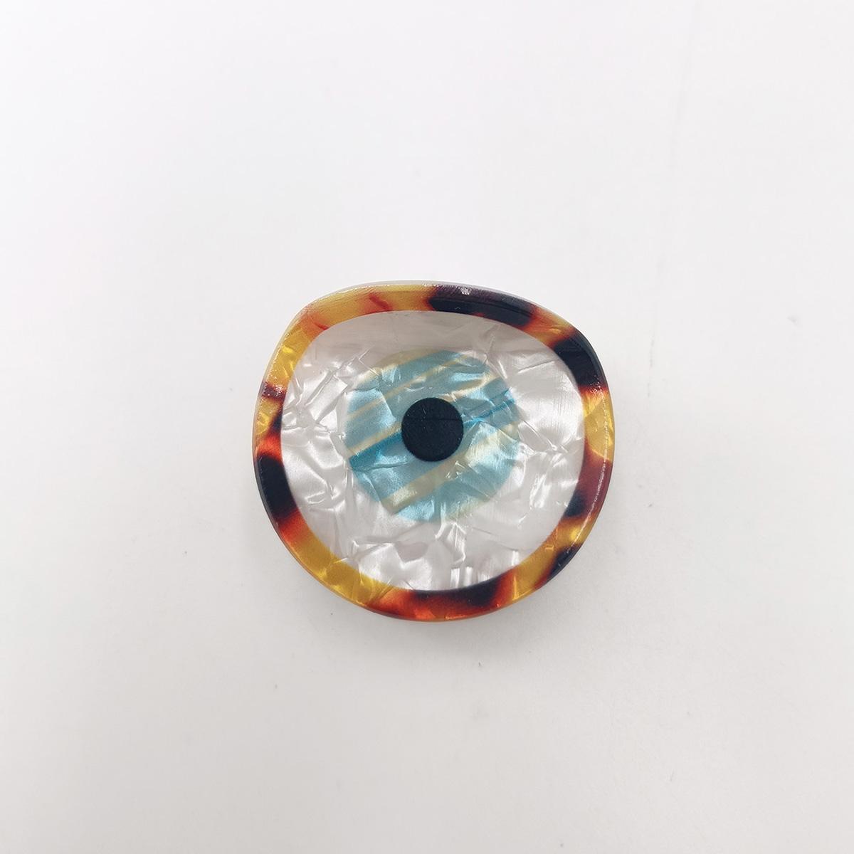 

Новый Креативный Персонализированный Зажим для Волос в Виде Глаза Дьявола и Черного Кота, Клипса-Акула для Женщин и Девушек, Аксессуары для Волос