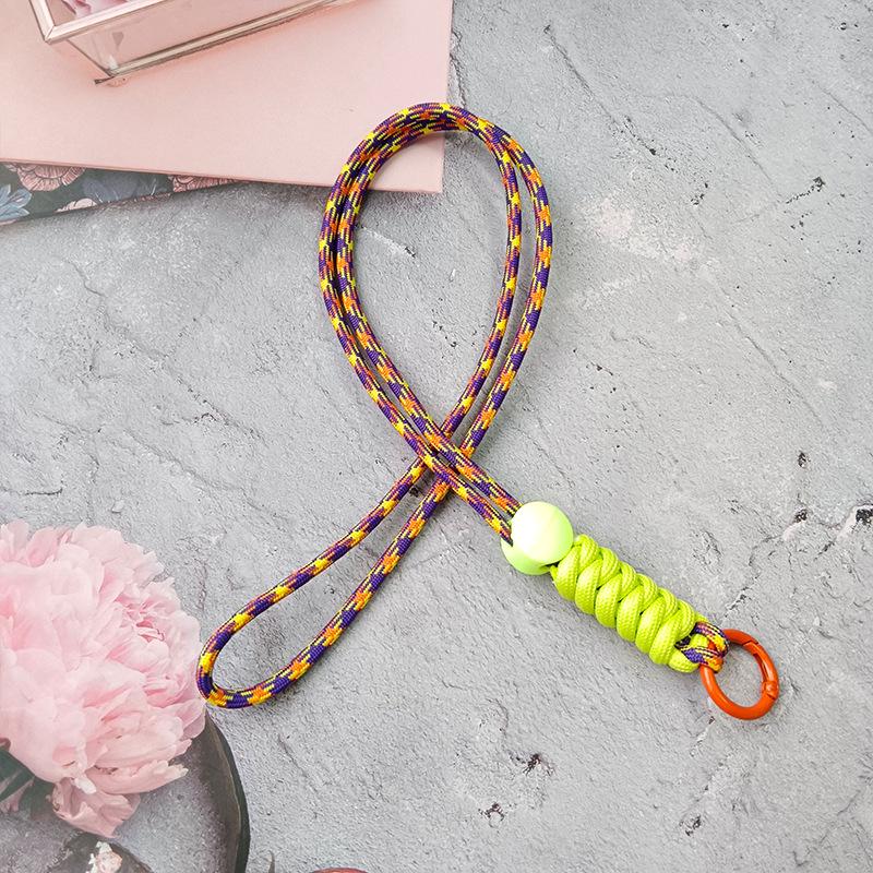 

Креативный тканый шнурок для мобильного телефона и ID-карты - 46 см держатель для ключей