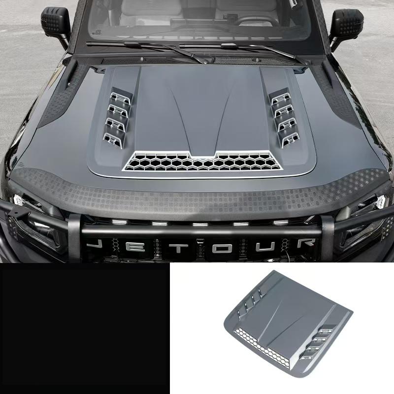 For JETOUR T2 Shanhai T2 2024-2026 Mecha Cover Engine Hood Front Cover Protection Automobile Modification Supplies Off-road