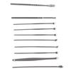 Stainless Steel Spiral Ear Wax Cleaner Set Portable Ear Pick Spoon Earwax Removal Tool KitSilver