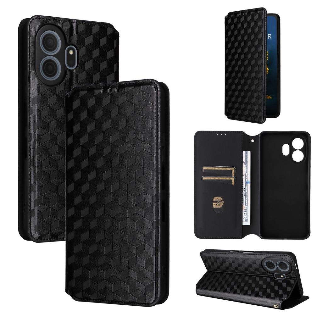 Flip Cover compatible for TCL NxtPaper 70 Pro PU Leather Phone Case Full-Body Protection with [RFID Blocking]