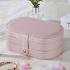 Anti-oxidation Multi-layered Jewelry Box PU Leather Jewelry Storage Box  for Home