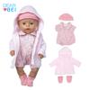 Winter Plush Sweater Thick Jacket Girl Doll Clothes 43cm Shaff Doll Set