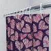 Pink Heart Shower Curtain Bathtub Liner Decor For Bathroom Non-Slip Waterproof Fabric 36X72 Inch Modern Home Design