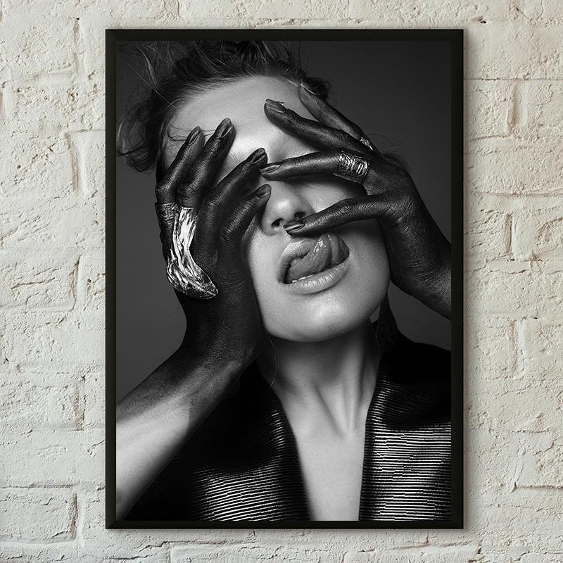 

1PC Desire Art Poster and Print Home Canvas Painting Living Room Bedroom Entrance Bar Cafe Art Painting Decoration 20x30cm