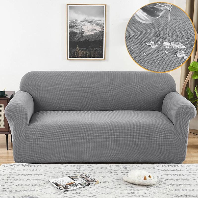 Housse De Protection Imperméable Pour Canapé Et Fauteuil 1/2/3/4 Places, À Carreaux, Extensible, Pour La Maison, Le Salon
