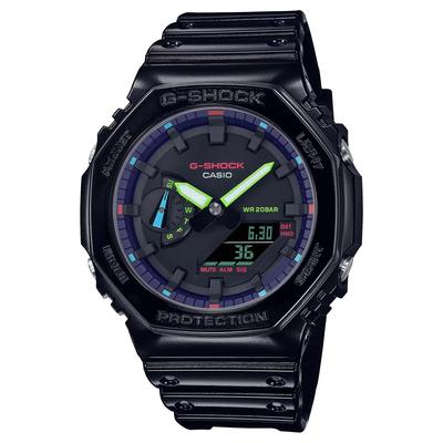 CASIO Saat Boyutu Yurtdışı Modeli G-SHOCK GA-2100RGB-1A Erkek [Ürün]
