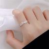 Vintage Irregular Smooth Opening Rings for Women Adjustable Stackable Finger Ring Jewelry Stylish Geometric Accessory