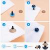 Colored Boxed Doll Eyes Set with Washers - DIY Craft Accessories