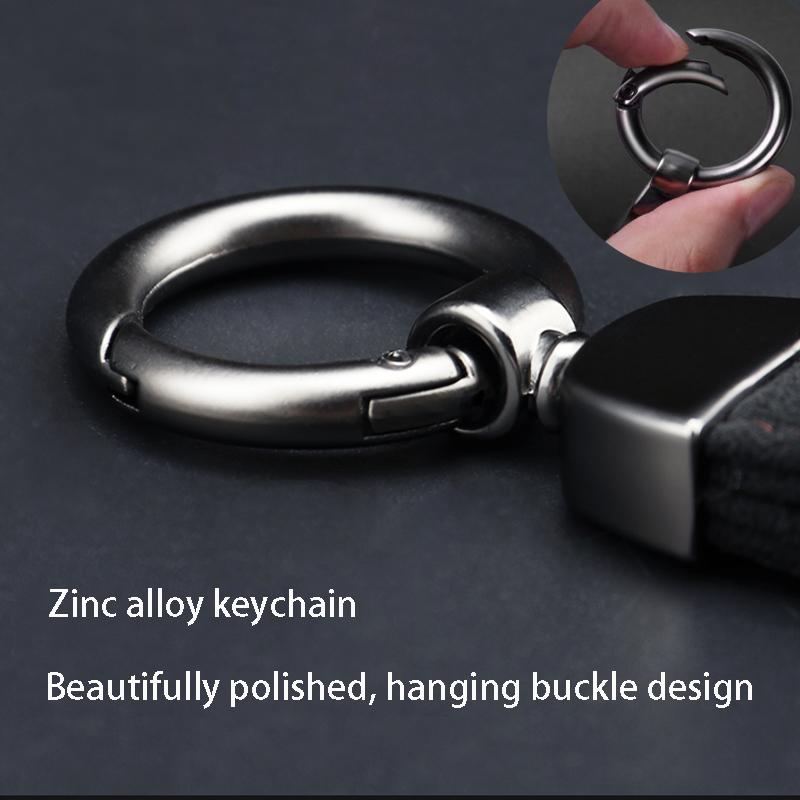 Suede Leather Car Keychain Key Rings Custom Gift 3D imprinting For Toyota GR GAZOO RACING Toyota Yaris Hilux Corolla Prius Car