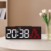 LED Alarm Clock - Multifunctional Desktop Clock with Temperature Display & USB Output, Multiple Alarms, Model 6668