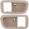 ECCPP Door Handles Interior Inside Inter Front Driver Left Passenger Right Side for 2000-2006 for Toyota Tundra Beige 2pcs