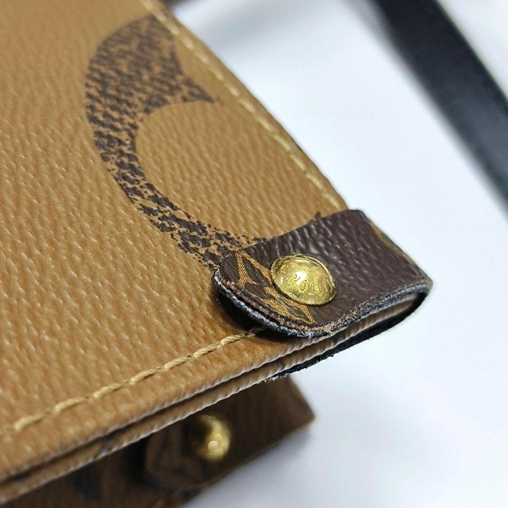 [Použité] Louis Vuitton Onthego MM 'Hnědá Giant Monogram/Hnědá Monogram Reverse Canvas' - Dobrý stav #1JJY6YW