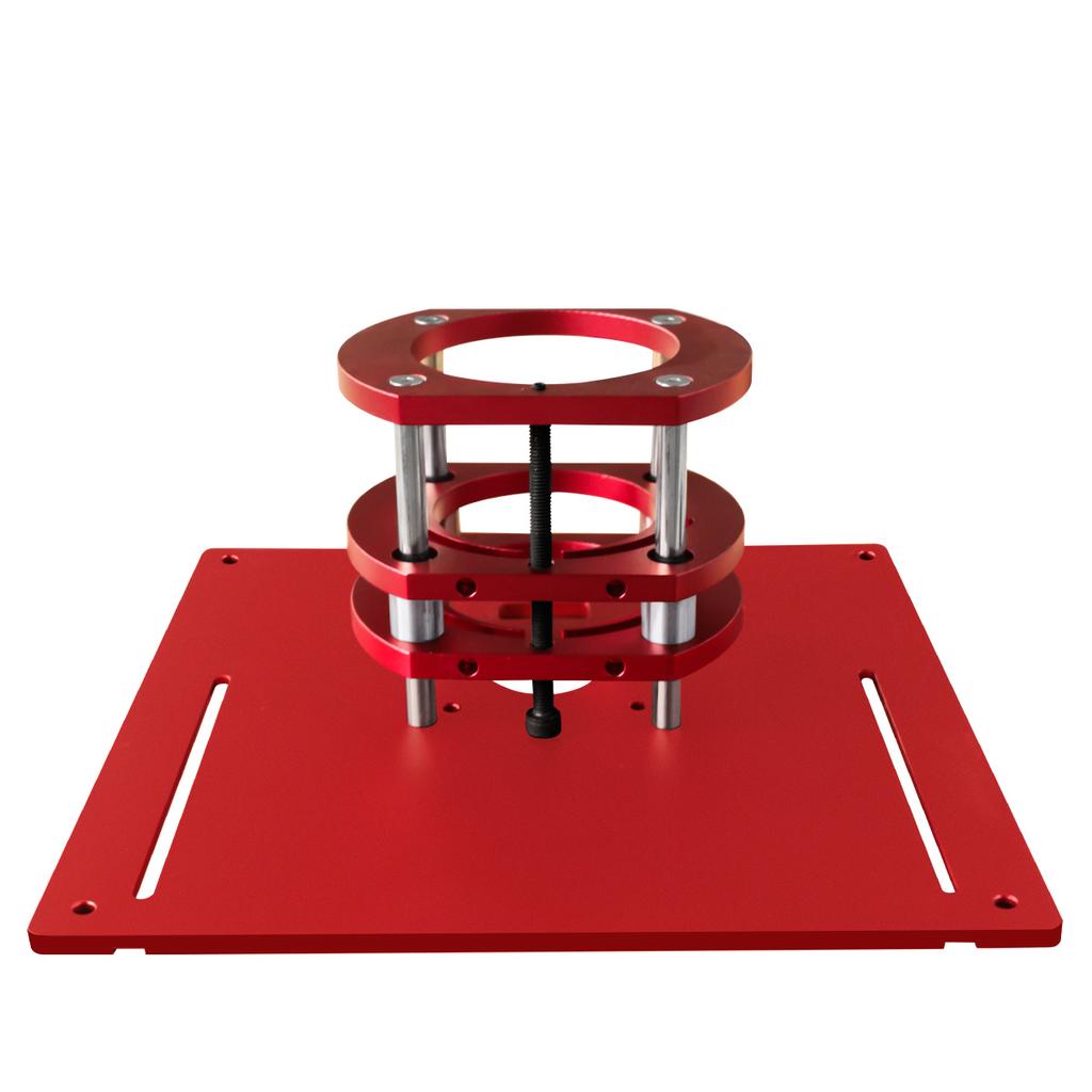 Upgraded Aluminium Router Table Insert Plate Woodworking Tool Set with Miter Gauge and Sliding Tenoning Fence for Router Table