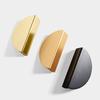 Cabinet Door Semicircle Handle Split Cabinet Shoe Cabinet Door Handle Aluminum Alloy Exposed Gold Round Furniture Door Handle
