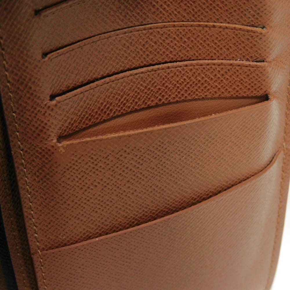 Used 12564 Portefeiulle Braza M66540 7940 New LV Logo Flower Brown Bifold Monogram Armagnac Men's from Japan AUTHENTIC