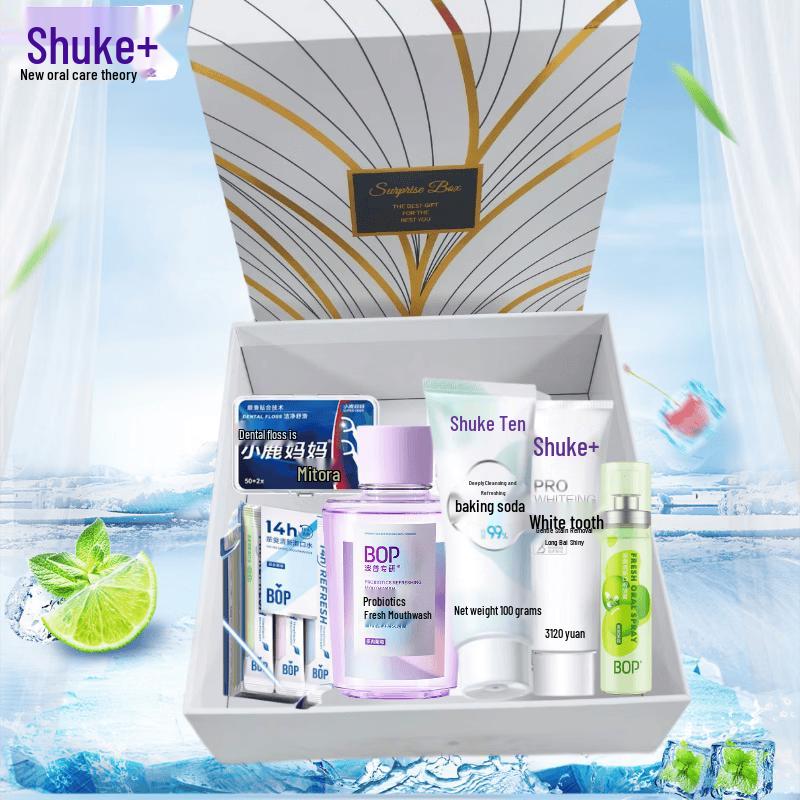 

Shuke Oral Care 6-Piece Whitening & Fresh Breath Set