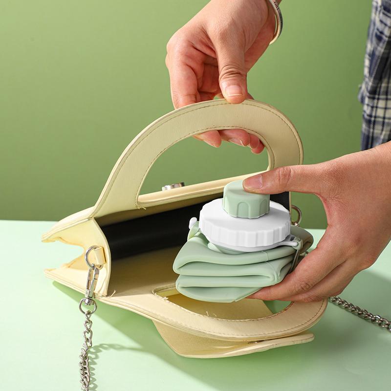 600Ml Silicone For Sports Tumbler Leak Proof Reusable Collapsible Water Bottles Foldable