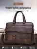 Pánská business casual kabelka aktovka - crossbody taška přes rameno pro kancelář a cestování