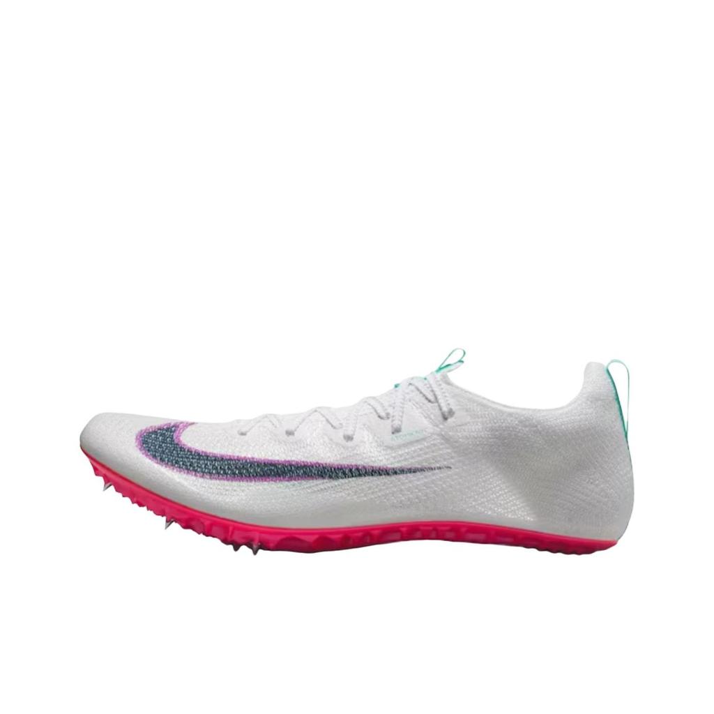 Nike Zoom Superfly Elite 2 White Obsidian Men Cleats Bright-Crimson Hyper-Violet FZ9662-101