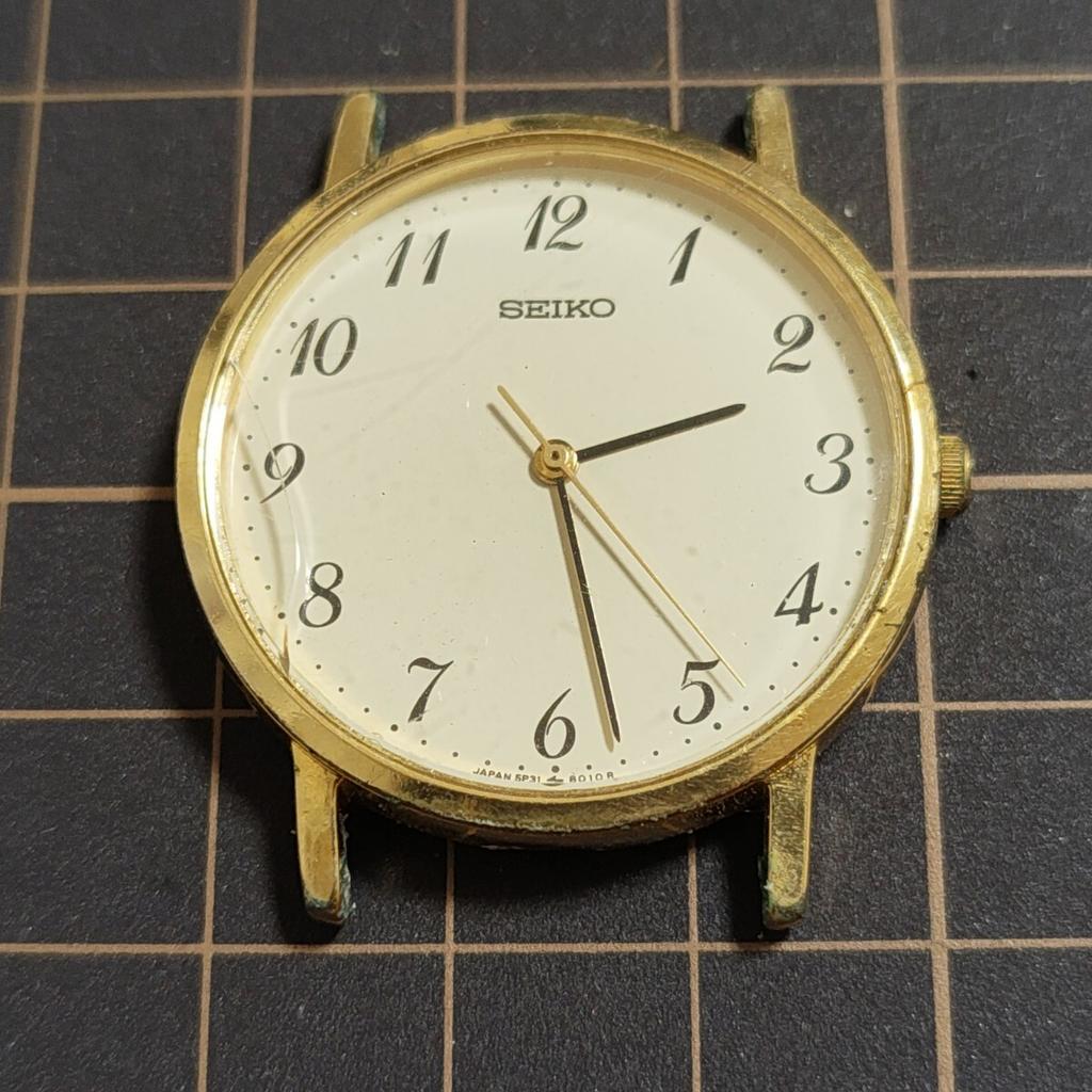 SEIKO Quartz Watch Code 5P31-8000 Men's